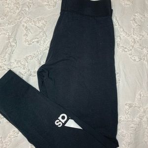 black adidas leggings